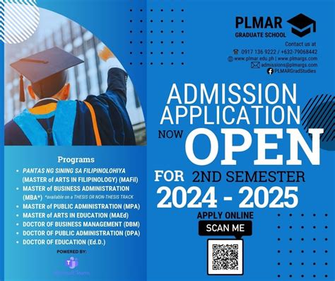 plmar admission 2024|PLMar Graduate School .
